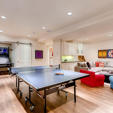 basement finishing ideas for game area
