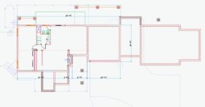blueprints of the layout of a home from a denver general contractor