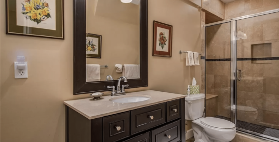 interior renovation company completed service for bathroom in denver home